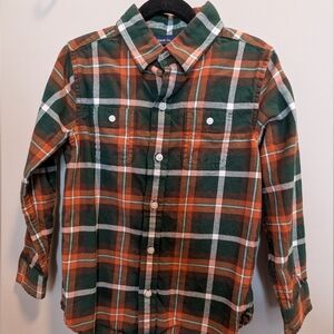 Janie and Jack plaid flannel shirt
